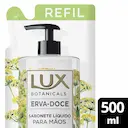 Refil Sabonete Líquido para Mãos Lux Botanicals Erva Doce 500ml