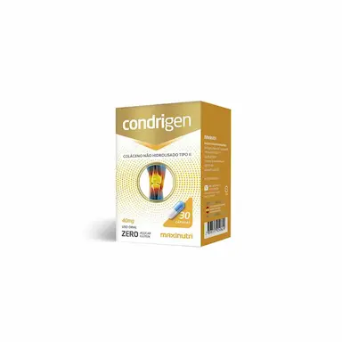 Condrigen Colágeno Tipo II Não Hidrolisado Maxinutri 40g - 30 Cápsulas