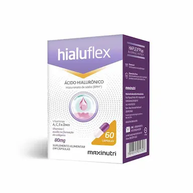 Suplemento Alimentar Hialuflex Maxinutri 60 cápsulas