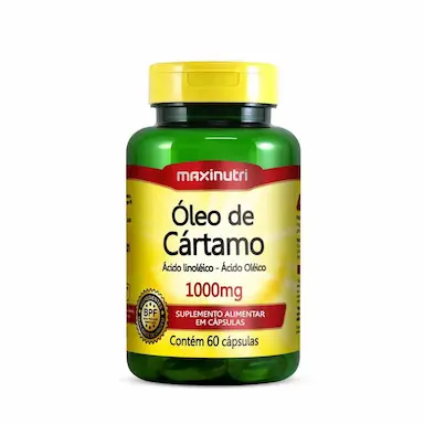 Óleo de Cártamo 1000mg Maxinutri 60 cápsulas