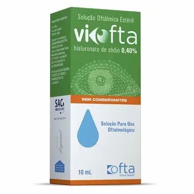 Solução Oftálmica Estéril ViOfta 0,40% 10ml