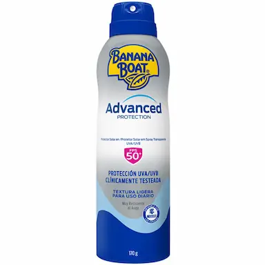 Protetor Solar Banana Boat Advanced Protection FPS 50 Aerosol 170g