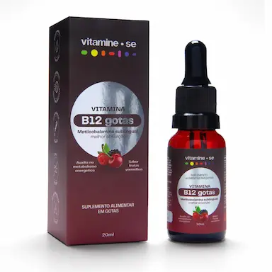 Vitamina B12 Vitamine-se Gotas Sublingual 20ml