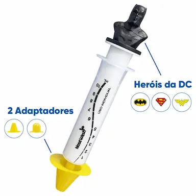 Dispositivo para Lavagem Nasal Nosewash Kit Heróis Batman 10ml
