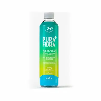 Água Pura Fibra Prebiótico Sabor Limão 400ml