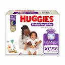 Fralda Huggies Roupinha Natural Care XG Hiper 56 unidades
