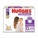 Fralda Huggies Roupinha Natural Care G Mega 24 unidades