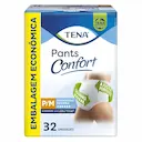 Roupa Íntima Descartável Tena Pants Confort P/M 32 unidades