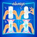Absorvente Always Noites Tranquilas Cobertura Suave XG com Abas 8 Unidades
