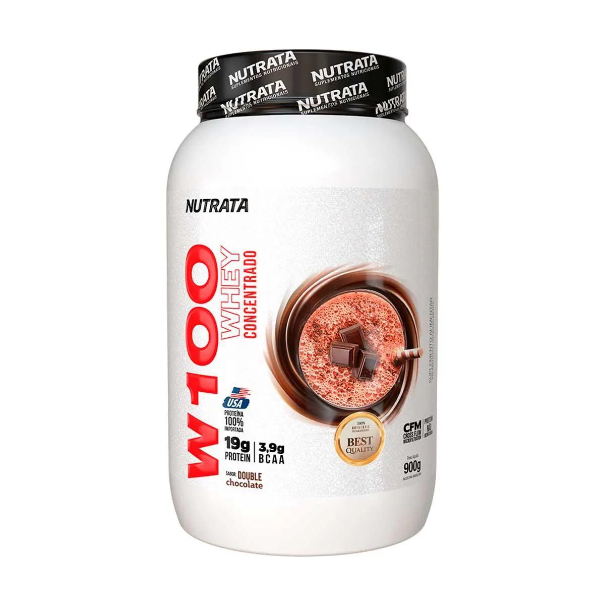 Whey Concentrado W100 Nutrata Chocolate 900g