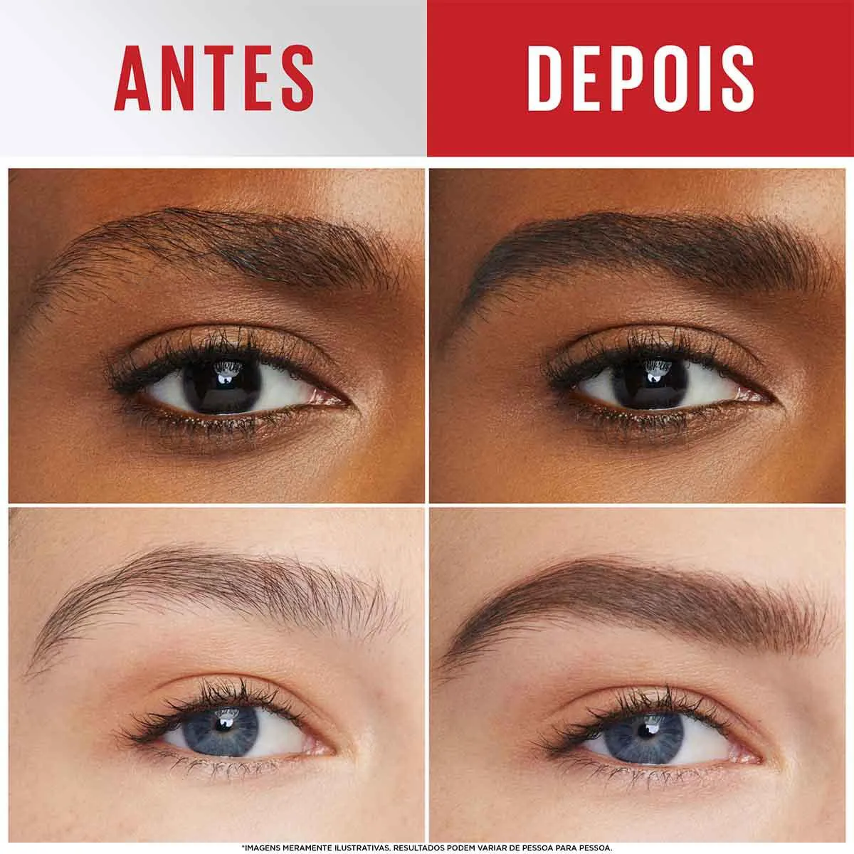 Gel de Sobrancelha Maybelline NY Tattoo Brow 3 Dias Deep Brown 5g