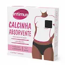 Calcinha Absorvente Menstrual Intimus Bikini Lavável Fluxo Leve a Moderado P 1 unidade