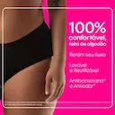 Calcinha Absorvente Menstrual Intimus Short Lavável Fluxo Intenso XG 1 unidade