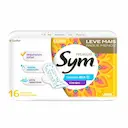 Absorvente Sym Premium Cobertura Seca Com Abas 16 Unidades