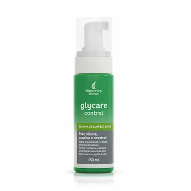 Espuma de Limpeza Facial Suave Glycare Control 150ml
