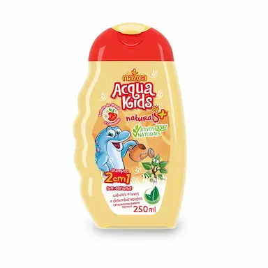 Shampoo 2 em 1 Acqua Kids Maçã e Camomila 250ml