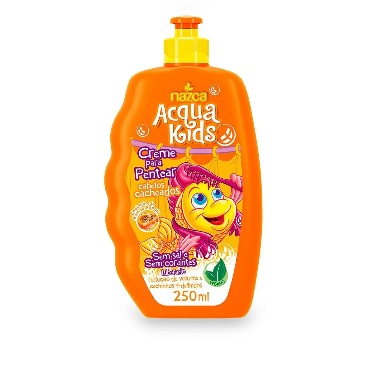 Creme para Pentear Infantil Acqua Kids Cabelos Cacheados 250ml