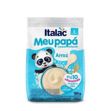 Cereal Infantil Italac Meu Papá Arroz 180g