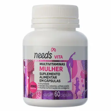 Polivitamínico Needs Vita Mulher 60 cápsulas