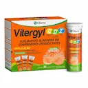 Suplemento Alimentar Vitergyl CDZ Tripla Ação Sabor Laranja 30 Comprimidos Efervescentes