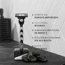 Refil para Aparelho de Barbear Gillette Mach3 Carbono 2 cargas
