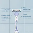Aparelho de Depilar Descartável Gillette Venus Íntima 4 Unidades