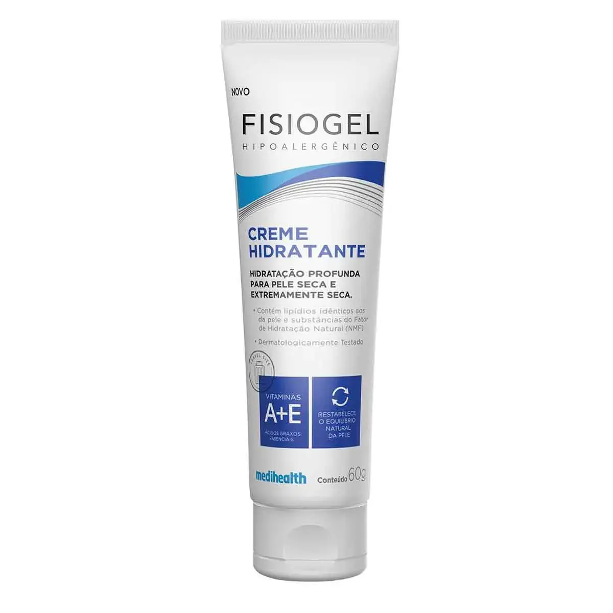 Creme Hidratante Corporal Fisiogel Hipoalergênico 60g