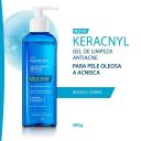 Gel de Limpeza Antiacne Keracnyl para Peles Oleosas a Acneicas 300g