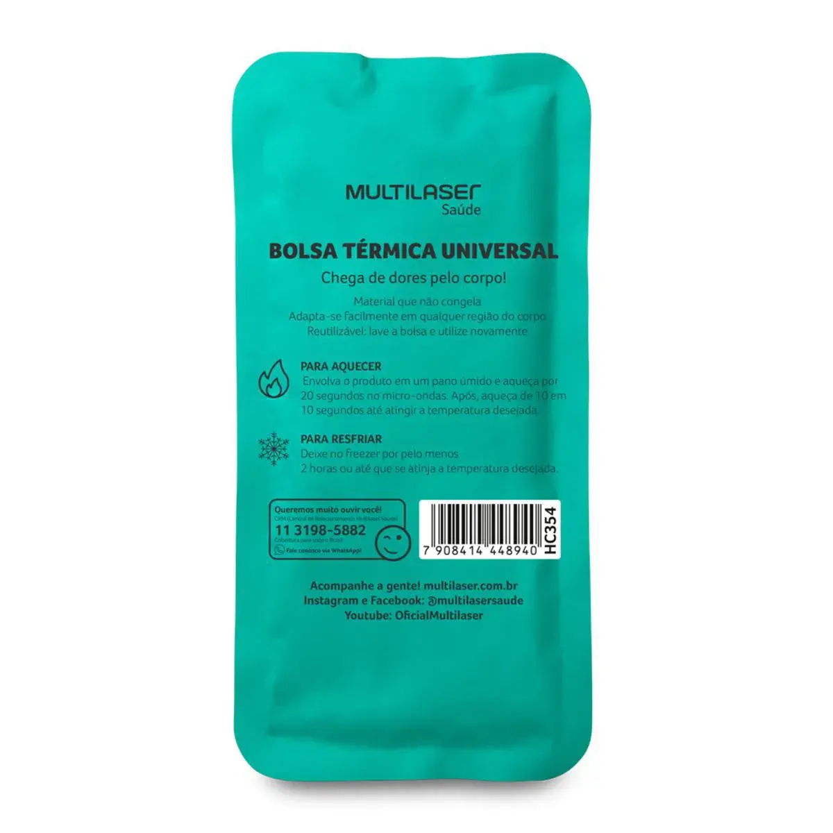 Bolsa Térmica de Gel Multilaser HC354 Verde
