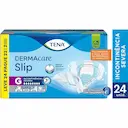 Fralda Geriátrica Tena Dermacare Slip G Absorção Intensa 24 unidades