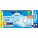 Fralda Geriátrica Tena Dermacare Slip M Absorção Intensa 24 unidades