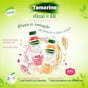 Suplemento Alimentar Líquido Tamarine Dual Fit Sabor Tangerina, Pêssego e Chá Branco 400ml