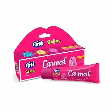 Hidratante Labial Carmed Fini Beijos com Cor Efeito Gloss 10g