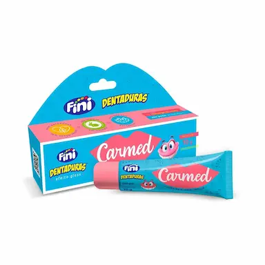 Hidratante Labial Carmed Fini Dentaduras Incolor Efeito Gloss 10g