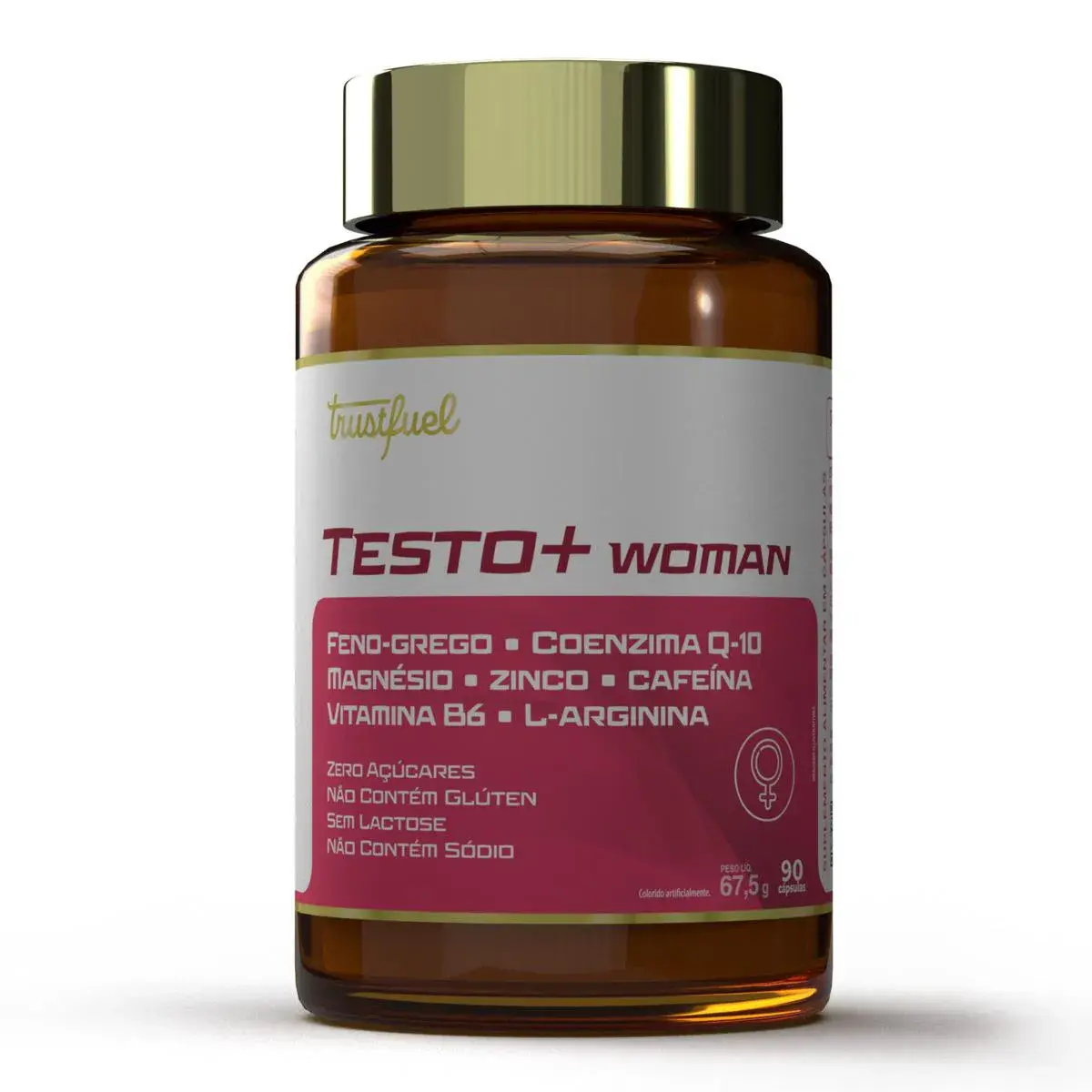 Suplemento Alimentar Trustfuel Testo+ Woman 90 cápsulas