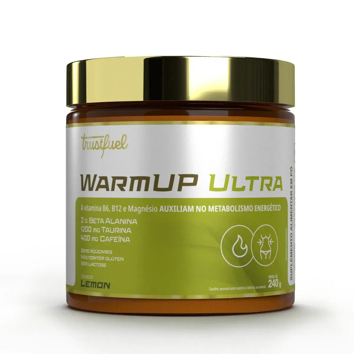 Suplemento Alimentar Trustfuel WarmUp Ultra Lemon 240g