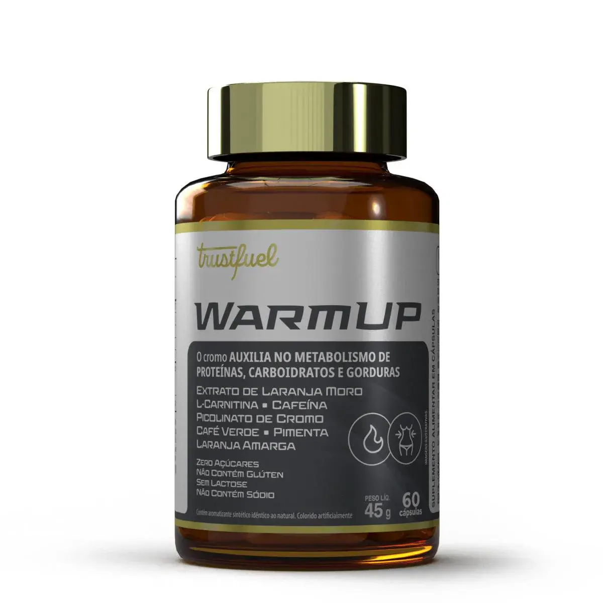 Suplemento Alimentar Trustfuel WarmUp Termogênico 60 cápsulas