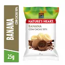 Snack Nature's Heart Banana com Cacau 50% 25g