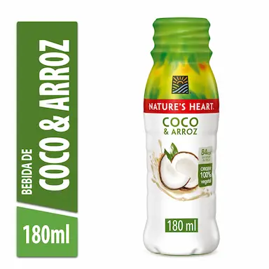 Bebida Vegetal Nature's Heart Coco e Arroz 180ml