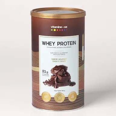 Whey Protein Gourmet Choco Crispy Vitamine-se 450g