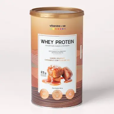 Whey Protein Gourmet Caramelo com Flor de Sal Vitamine-se 450g