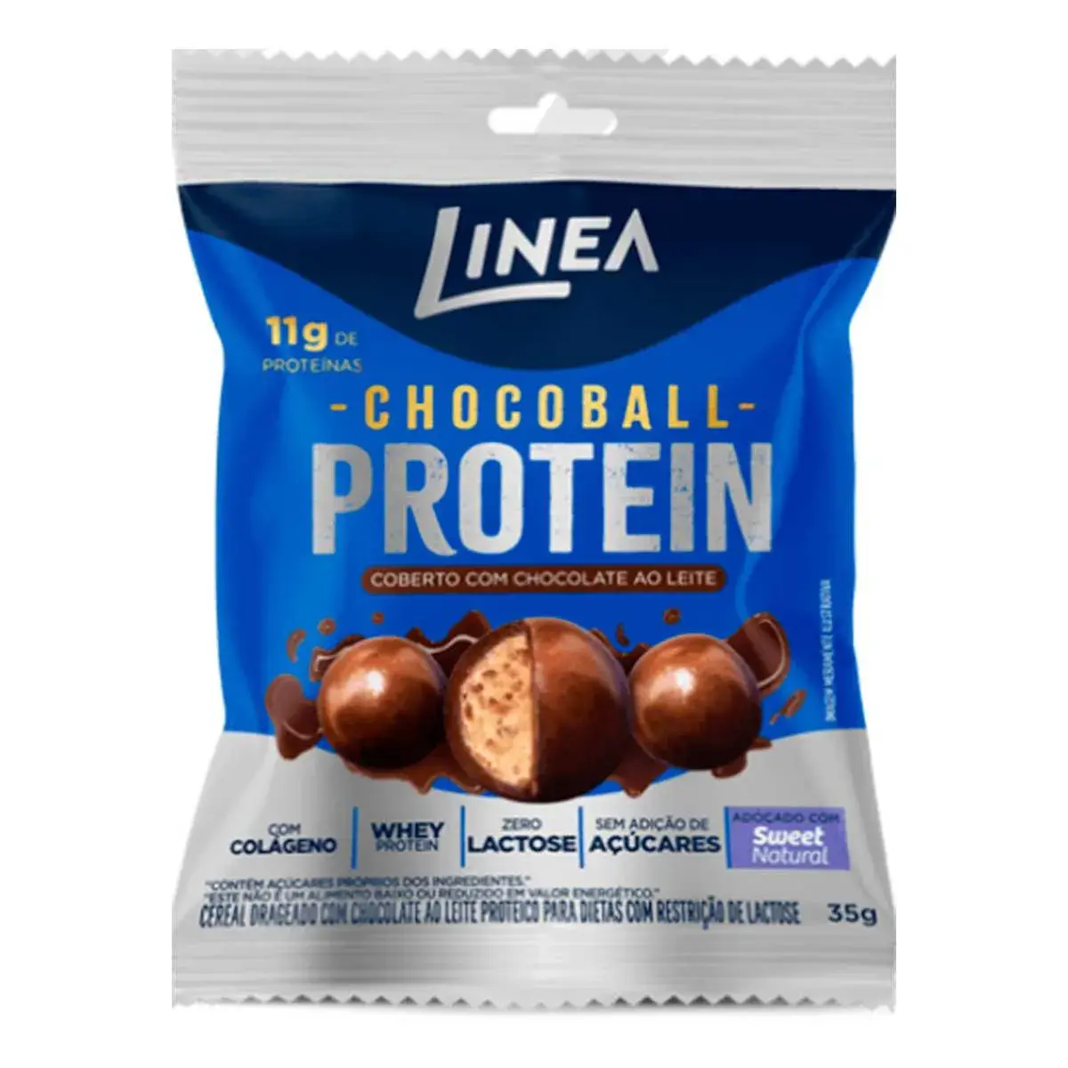 Chocoball Protein Linea Chocolate ao Leite 35g