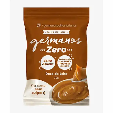 Palha Italiana Germanos Zero Sabor Doce de Leite 30g