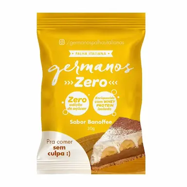 Palha Italiana Germanos Zero Sabor Banoffee 30g