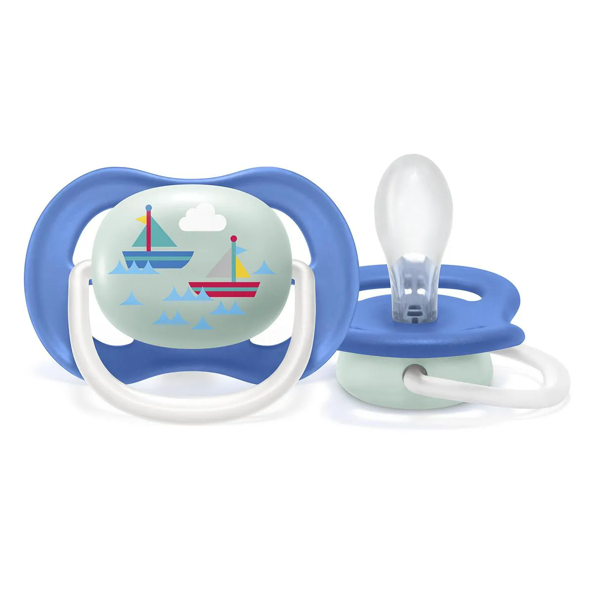 Chupeta Phlips Avent Ultra Air 6-18M Boy Barcos 1 unidade