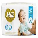 Fralda Infantil Mili Lovecare Premium Mega G 48 Unidades