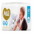 Fralda Infantil Mili Lovecare Premium Mega XXG 40 Unidades