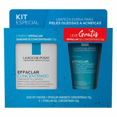 Kit Promocional Effaclair Sabonete Concentrado 70g + Gel Concentrado 50g