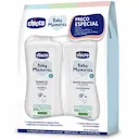 Kit Baby Moments Chicco com Calêndula Shampoo 200ml + Sabonete Líquido 200ml