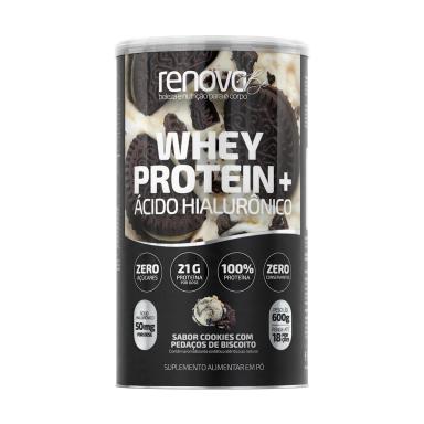 Whey Protein + Ácido Hialurônico Renova Be Cookies com pedaço de biscoito 600g
